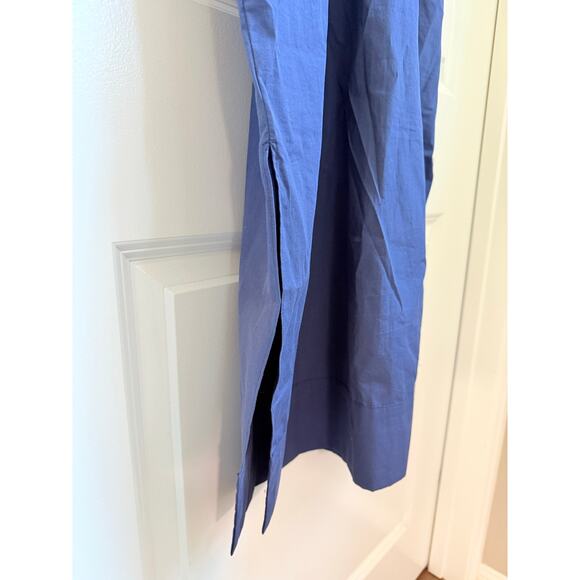 MISA‎ Los Angeles Claudine Dress Midnight Blue Poplin XS Casual Vacation - Picture 9 of 10